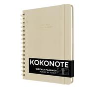 Kokonote Agenda 2026 2027 Semana Vista A5 Misty Gray - Agenda Escolar Universitaria, Oposiciones o Insituto | Págs. Alto Gramaje | Con Pegatinas, Planificador Mensual, Anual, de Gastos…