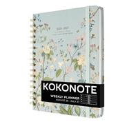 Kokonote Agenda 2026 2027 Semana Vista A5 Seasonal Flowers