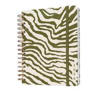 Kokonote Agenda escolar 2025-2026 Semana Vista A5 Savannah : Agenda universitaria Curso 2025 2026 | Agenda instituto anillas con Pegatinas, Accesorios y Apartados funcionales [17 MESES]