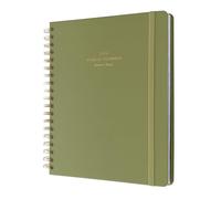 Kokonote Agenda 2025-2026 Semana Vista Desert Sage : Agenda grande Oficina/Escolar (Tamaño Escritorio) | Planificador mensual con Pestañas y Apartados funcionales [17 MESES]