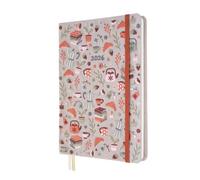 Kokonote Agenda 2026 semana vista vertical A5 Cozy Roast - Agenda semanal Anual mujer con Cubierta Bordada : Bullet journal 2026 - Incluye 2 Marcapáginas