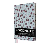Kokonote Agenda 2027 Semana Vista A5 Gaia Cherry Breeze | Agenda anual 2027, Weekly Planner, lomo cosido, Tapa Dura, Marcapáginas, Pestañas, Pegatinas, 15 x 21,5 cm, 12 Meses