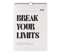 Kokonote Calendario 2026 pared grande Gazette - Almanaque pared 2026 : Planificador mensual A3 : Con Ilustraciones a todo Color, espacio para Anotar, Pegatinas y Fácil de colgar