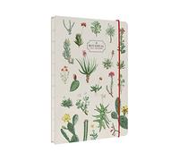 Kokonote Cuaderno A5 punteado Cactus – Bullet journal, tapa dura, marcapáginas, 192 págs