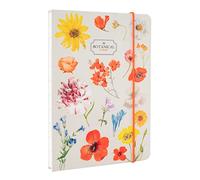 CUADERNO ENCUADERNACION ARTESANAL A5 BOTANICAL FLOWERS