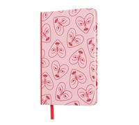 Kokonote Cuaderno tela CRVSH - Cuaderno punteado, Bullet journal - Bloc de notas con marcapáginas, cuaderno de notas - Libreta pequeña 13x20cm │ Material oficina, material escolar y papeleria bonita