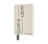 Kokonote Diario de Gratitud para mujeres Glow & Glow - Journaling Notebook | Gratitude journal A5, Regalo para mujeres, Mejora Tu Bienestar Diario, Cubierta Rígida de Tela, 224 págs.