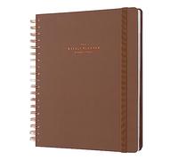 Kokonote Planificador 2023 2024 - Calendario de tamaño grande 2024 - Calendario de libros Brownie Flavor Planificador de estudios 2023/2024 - Agenda 2023/2024 - Calendario 2023 2024 - Carpeta de