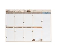 Kokonote Planificador Semanal A4 Gilmore Girls - Bloc Planificador | Horizontal de 54 Hojas, Papeleria Bonita Aesthetic, Organizador de Escritorio, Licencia Oficial