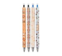 Kokonote Set 4 Boligrafos Gilmore Girls - Bolis Bonitos con Clip y Pulsador