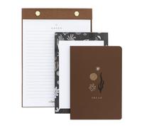 Kokonote Set Bloc de notas Kalima - 3 libretas pequeñas: Bloc notas con soporte y dos libretas bonitas (bullet journal + libreta pequeña) │ Accesorios Papeleria bonita - Material escolar Aesthetic