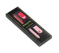 Kokonote Set Bolígrafo negro y 2 marcapáginas magneticos CRVSH en caja regalo | Boligrafos bonitos + Marcapaginas originales: sujeta libros, Material oficina, material escolar y papeleria bonita