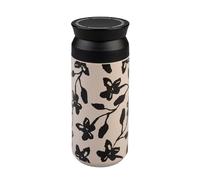 Kokonote Termo cafe para llevar Midnight Dahlia - Vaso termico : Termo pequeño para café o te 350 ml │ Taza termica de Acero Inoxidable, Mantiene Bebidas Frías 24hrs y Calientes 12hrs (Sin BPA)
