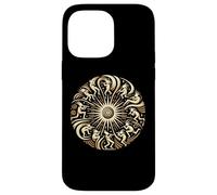 Kokopelli Circle Suroeste Nativos Americanos Felicidad Carcasa para iPhone 14 Pro MAX