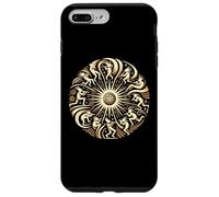 Kokopelli Circle Suroeste Nativos Americanos Felicidad Carcasa para iPhone 7 Plus/8 Plus