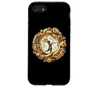 Kokopelli Circle Suroeste Nativos Americanos Felicidad Carcasa para iPhone SE (2020) / 7/8