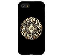 Kokopelli Circle Suroeste Nativos Americanos Felicidad Carcasa para iPhone SE (2020) / 7/8