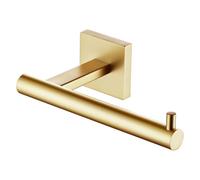 KOKOSIRI Portarrollos de Papel higiénico, dispensador de Papel higiénico para baño, Acero Inoxidable Dorado Cepillado B2005BG