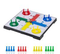 KOKOSUN Ludo - Juego de mesa plegable magnético de 9.8 pulgadas, regalo divertido familiar para niños (esquina redondeada)