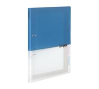 Kokuyo Campus Carpeta de hojas sueltas, A4, 2 agujeros, hasta 100 hojas, azul, importación de Japón (RU-PP158B)