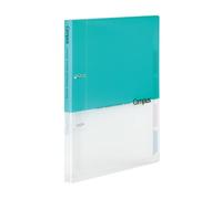 Kokuyo Campus - Carpeta de hojas sueltas de 2 anillos, B5, 2 agujeros, hasta 100 hojas, azul claro, importación de Japón (RU-PP358LB)