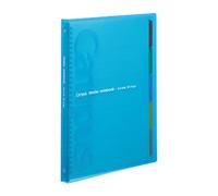 Kokuyo Campus - Cuaderno delgado (A4, 30 agujeros, capacidad para hasta 65 hojas, color azul (RU-P173B)
