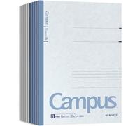 KOKUYO 3BN10 - Juego de 10 cuadernos de campus, semi-B5, 179 x 252 mm, 6 mm, 30 páginas, escritura suave de Japón