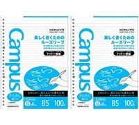 Kokuyo Campus Loose Leaf Paper - Sarasara - B5 - Dotted 6 mm Rule - 26 Holes - 100 Sheets