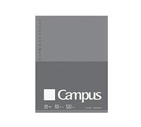 Kokuyo Campus - Papel de hojas sueltas para carpetas, tipo de negocio, escritura suave Sarasara, B5, rayas lisas, 26 agujeros, 120 hojas, pH neutro, resistente a sangrado, importación de Japón