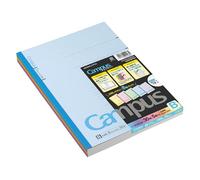 KOKUYO Campus Todai Series - Cuaderno rayado - Semi B5 (252 x 179 x 4 mm) - 6 mm - 35 líneas x 30 páginas - Paquete de 5 colores de cubierta 3CBNx5