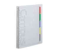 Kokuyo Carpeta, cuaderno, campus, delgado, A5, 20 agujeros, capacidad para hasta 65 hojas, rosa (RU-P133T)