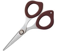 Kokuyo Clippy Non-Stick Scissors with Clip - Brown