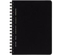 KOKUYO cuaderno de anillas blandas para negocios, 70 unidades, tamaño A6, color negro, modelo SV457S5-D