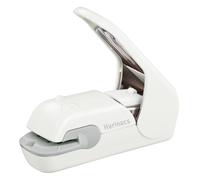 Kokuyo Grapadora sin grapas, Harinacs de escritorio y de mano, hasta 5 hojas sin grapas, grapadora compacta portátil sin agujeros, blanco pálido, importación de Japón (SLN-MPH105PW)