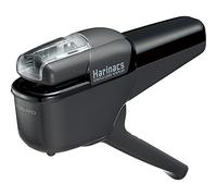 Kokuyo Harinacs - Grapadora sin grapas, grapadora portátil sin grapas, capacidad de 10 hojas, color negro, importación de Japón (SLN-MSH110D)