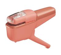 Kokuyo Grapadora sin grapas, Harinacs de mano, sin grapas, hasta 10 hojas sin grapas, grapadora compacta portátil sin agujeros, rosa salmón, importación de Japón (SLN-MSH110VP)