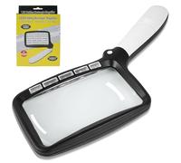 Kolamom Lupa de Lectura con luz para Personas Mayores, Lupa de Lectura Plegable con 2 Modos Regulables, 2 lupas de Mano Grandes para Personas Mayores, Lupa con iluminación para Manualidades,