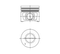 KOLBENSCHMIDT Pistón AUDI VW SEAT 2,0 03G107065C 03G107065E 03G107065J AZV BKD