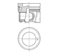 KOLBENSCHMIDT Pistón AUDI VW SEAT 2,0 04L107065A 04L107065Q CRBC CRBD CRFA CRLB