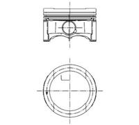 KOLBENSCHMIDT Pistón Compatible Para VW Audi Golf VI 5K1 1.6 1K1 1J1 AJ5 1K5