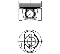 KOLBENSCHMIDT Pistón Compatible Para VW Crafter 30-50 Furgón 2E 2.5 TDI 2F