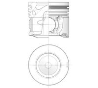 KOLBENSCHMIDT Pistón Para Ford Citroën Fiesta VI Focus III Turnier JK 1.6 TDCi