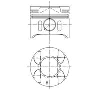 KOLBENSCHMIDT Pistón Para Mercedes M-Klasse W163 ML 270 CDI C-Klasse W203 S203