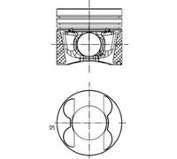 KOLBENSCHMIDT Pistón Para Mercedes Vito Bus W639 120 CDI Sprinter 35-T 906 319