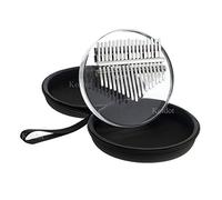 Koldot Kalimba - Piano de pulgar de 17 teclas, cuerpo transparente, lindo cristal acrílico Kalimba con estuche rígido, regalo con martillo de afinación