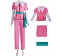 Kolegrial Maria Renard Disfraz Mujer Cosplay Demonio Castillo Cazador de Vampiros Maria Renard Uniforme Set Top Pantalón y Cinturón para Carnaval Halloween Fiesta Mascarada Fancy Juegos de rol Traje