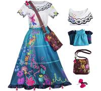 Kolegrial Mirabelle Disfraz con Bolso Mujer Cosplay Magic Family Mirabelle Vintage Outift Top y Falda para Navidad Carnaval Halloween Fiesta Mascarada Fancy Juego de rol Traje