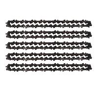 KOLEV 5 cadenas de motosierra para motosierra de 6 pulgadas, cadena de sierra guía de cadena de sierra de repuesto portátil