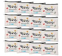Kolewo4ever 16 Unidades de Regalo de apreciación de Enfermeras, Kit de Supervivencia, Bolsa de cosméticos, Enfermera, practicante, Regalos para Mujeres, Enfermeras, practicantes, Suministros