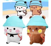 KOLGEIKJ Bubu Dudu Panda de Peluche - Cojín y Figura de Dibujos Animados - Regalo para Niños
